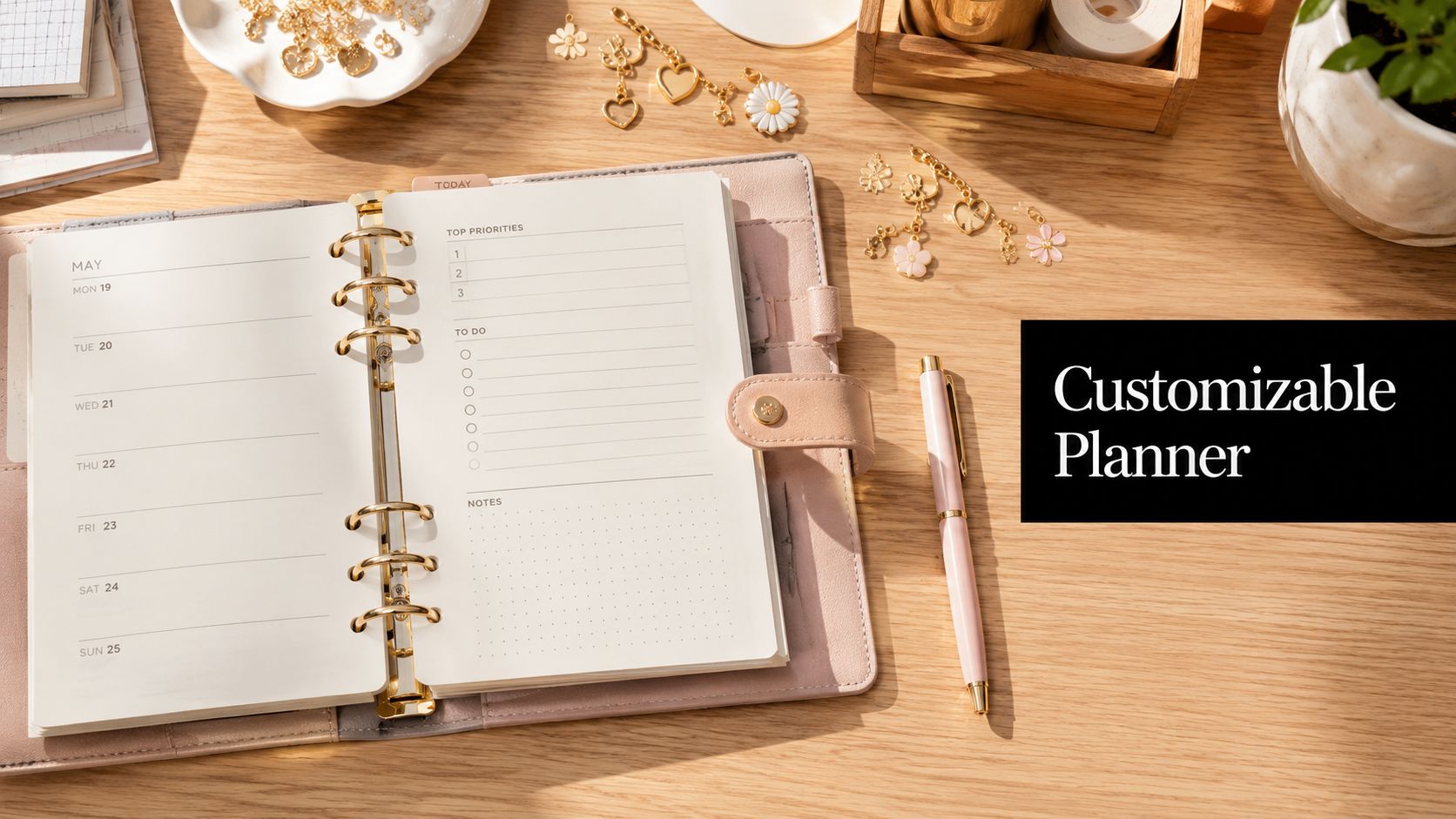 Customizable Planner: Your Ultimate Style & Goal Guide