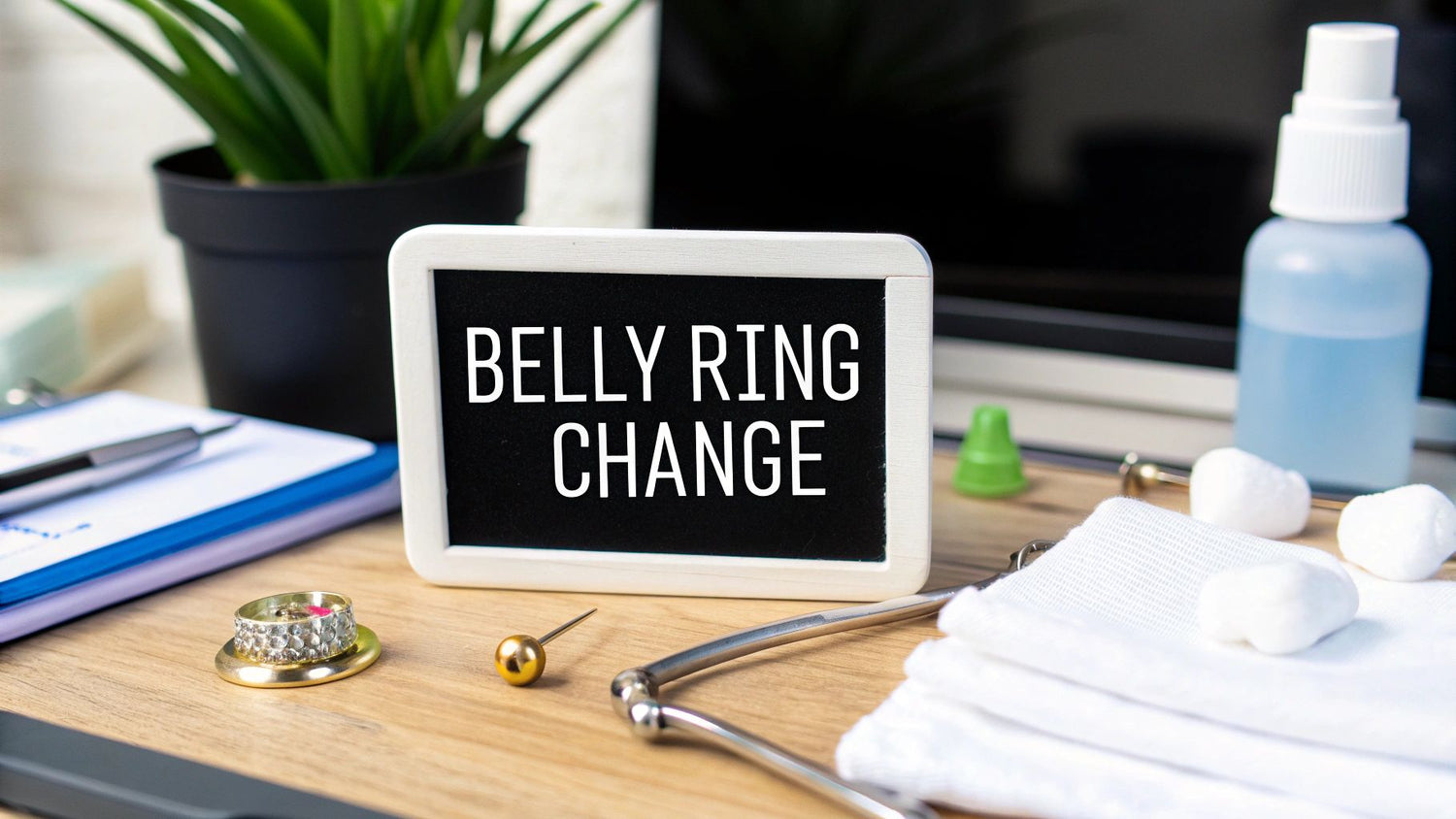 How to Change a Belly Button Ring The Right Way