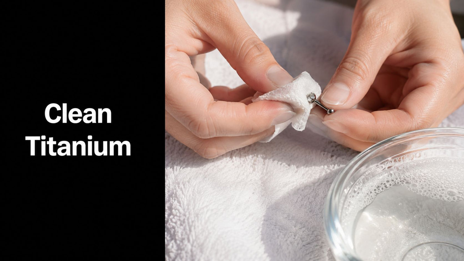 How to Clean Titanium Jewelry the Safe and Easy Way