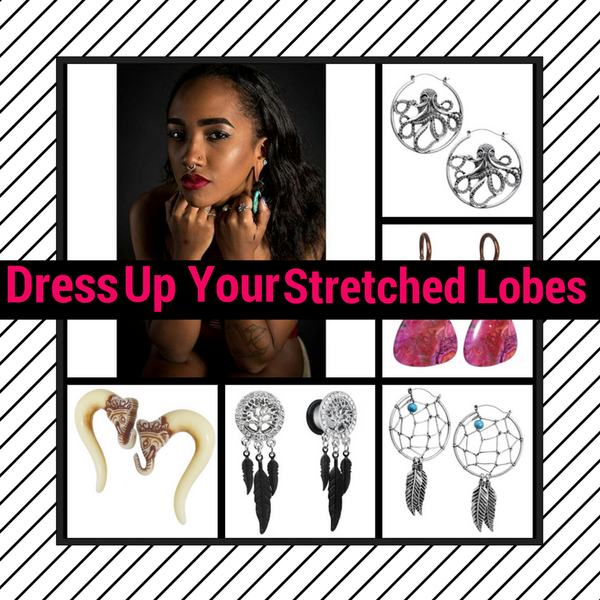 Dress Up Your Stretched Lobes with Dangles, Hangers, Weights and MORE