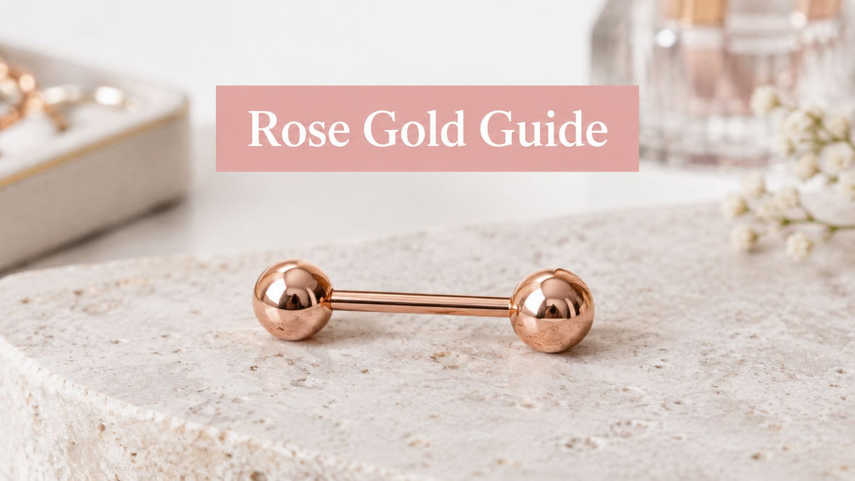 Rose Gold Barbell Guide: Materials, Sizes, and Care