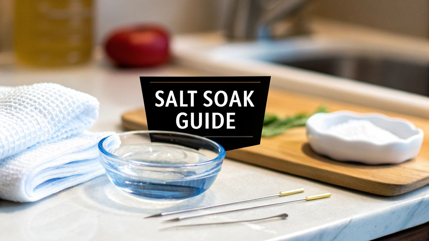 A Complete Guide To Salt Soaks For Piercings