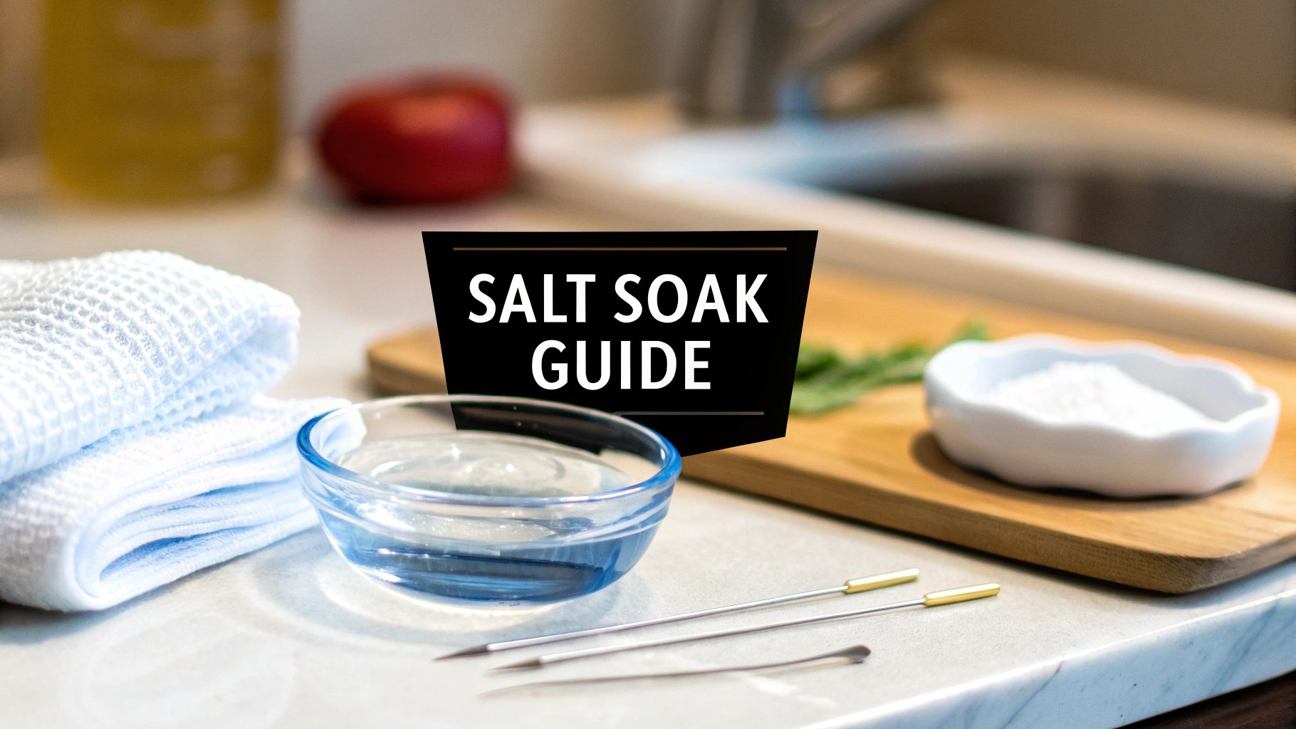 A Complete Guide To Salt Soaks For Piercings