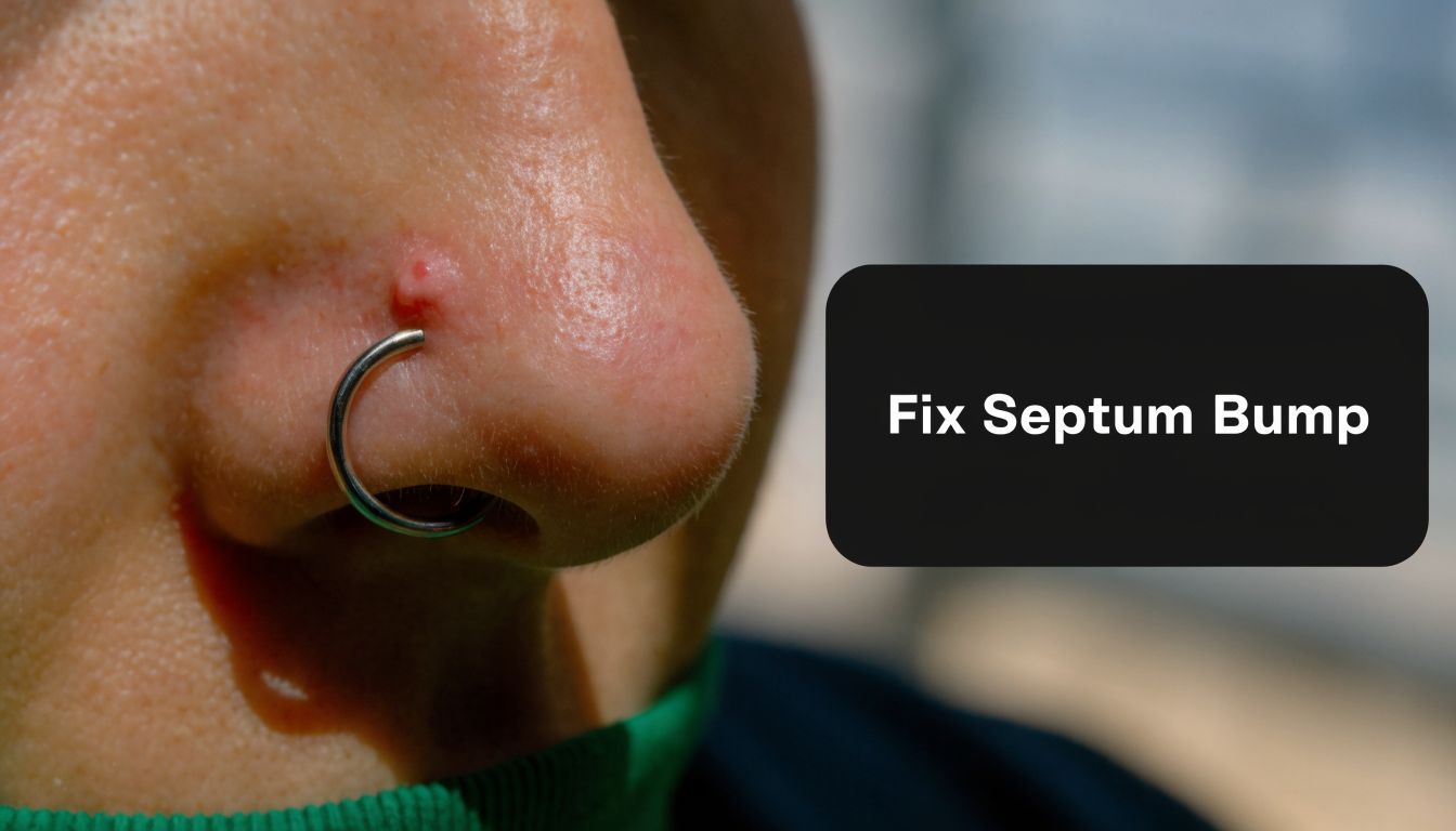 Septum Piercing Bump: Your Guide to Fixing It Fast