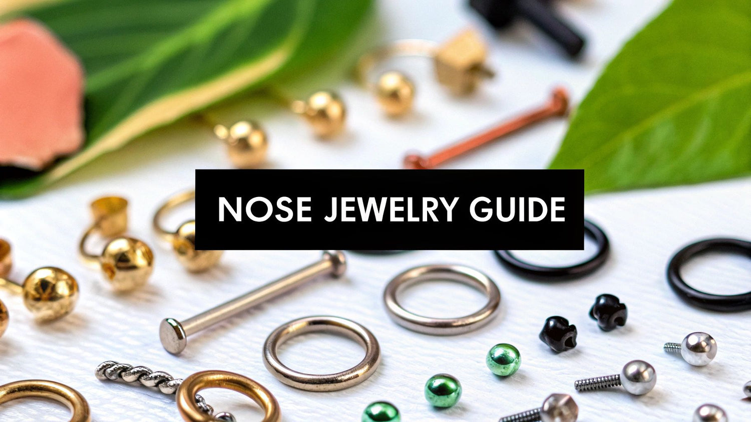 A Guide to the Different Types of Nose Piercing Jewelry