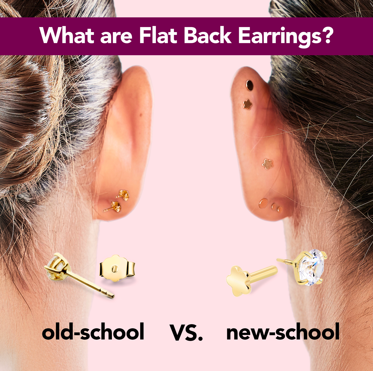What's so great about flat back earrings?
