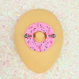 14 Gauge 20mm Pink Cupcake Nipple Shield Set