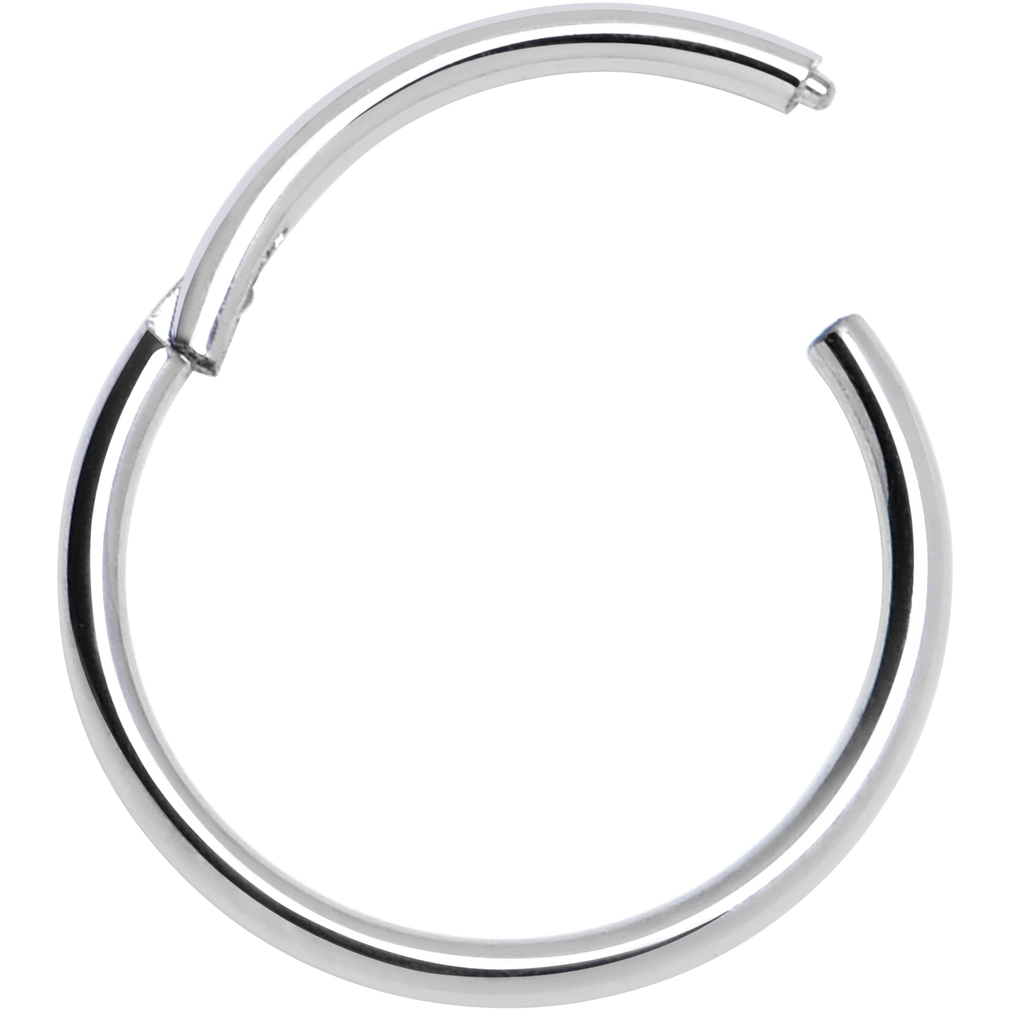20G 9mm ASTM F-136 Titainum Percision Hinged Segment Hoop