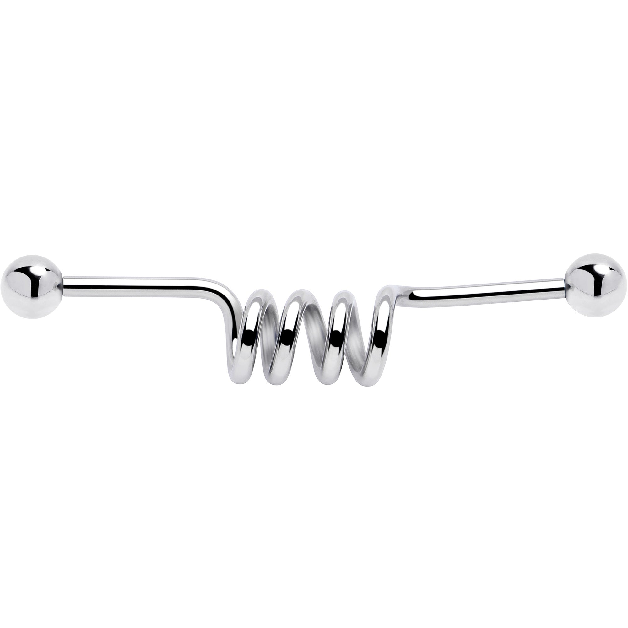 14G Internally Threaded Coil Project Bar 38mm