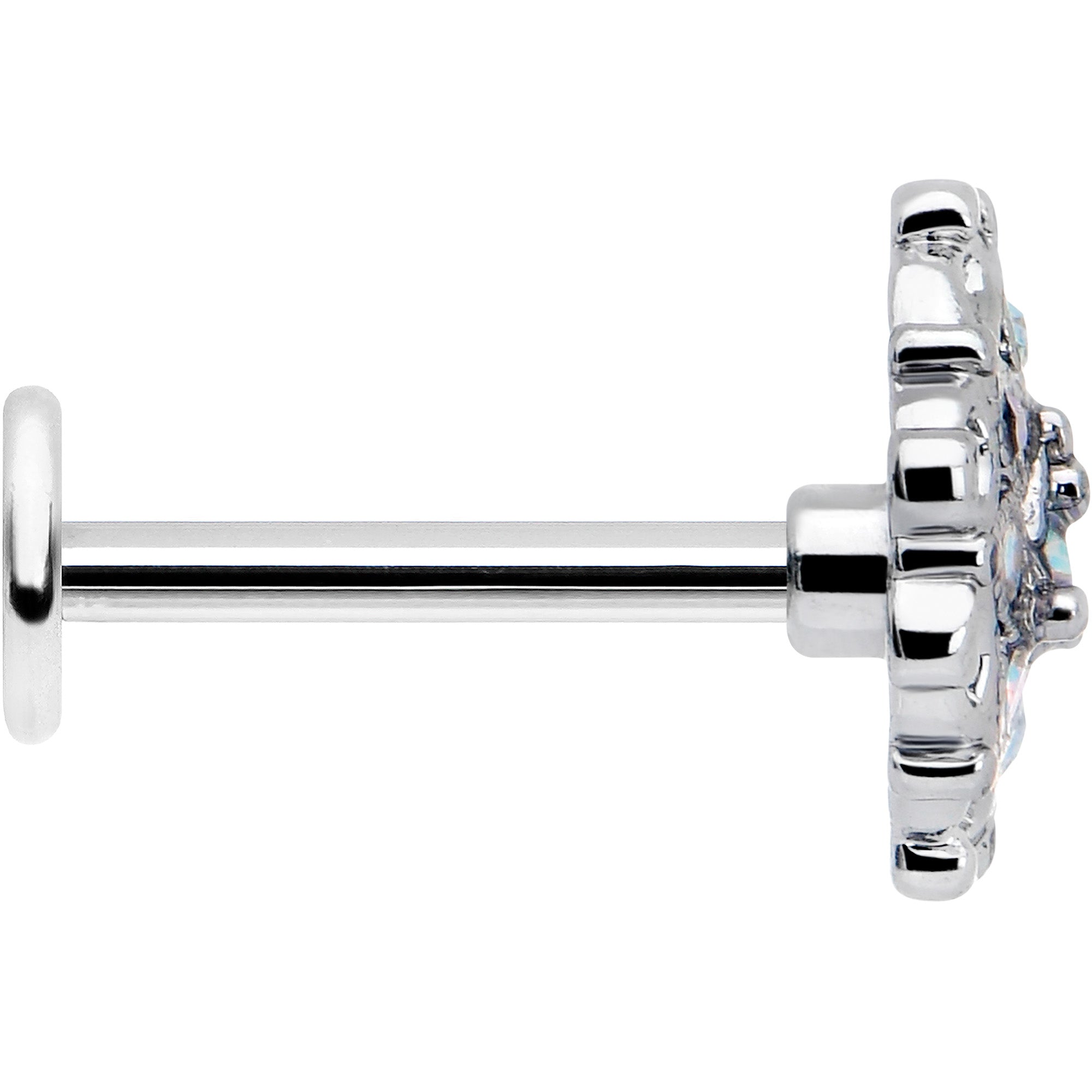 5/16 Aurora Gem Labret Monroe Tragus Piercing