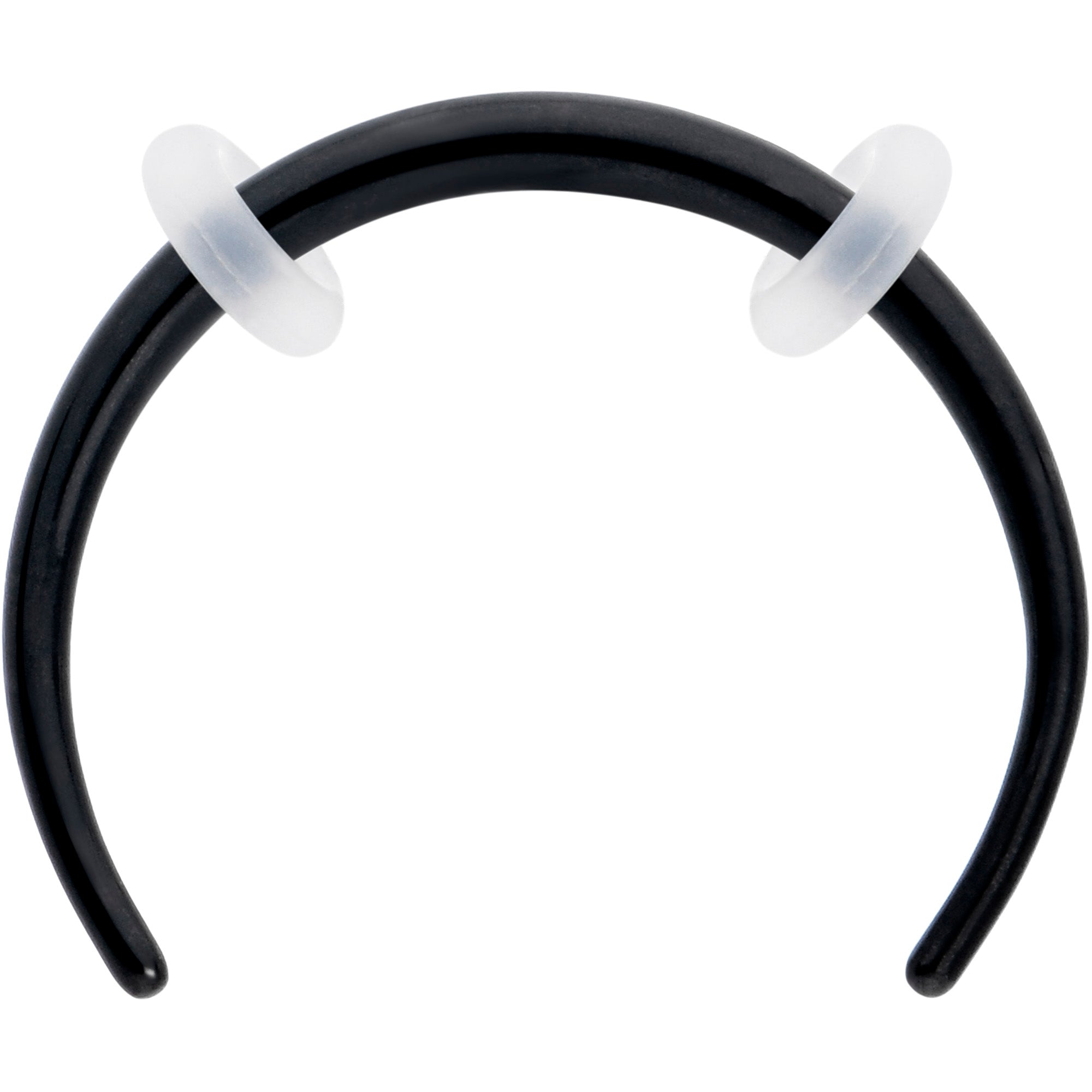 16G 3/8 Black Pincher Crescent Taper