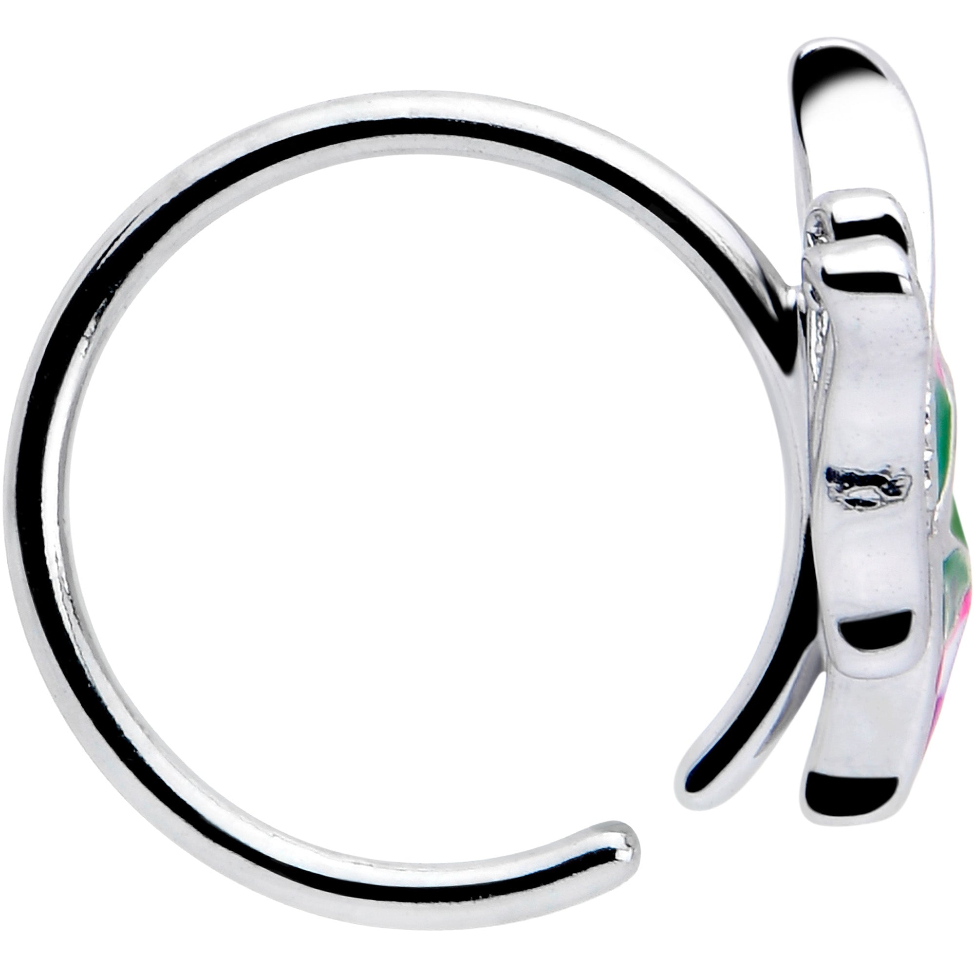 5/16 profile butterfly nose ring 20 gauge