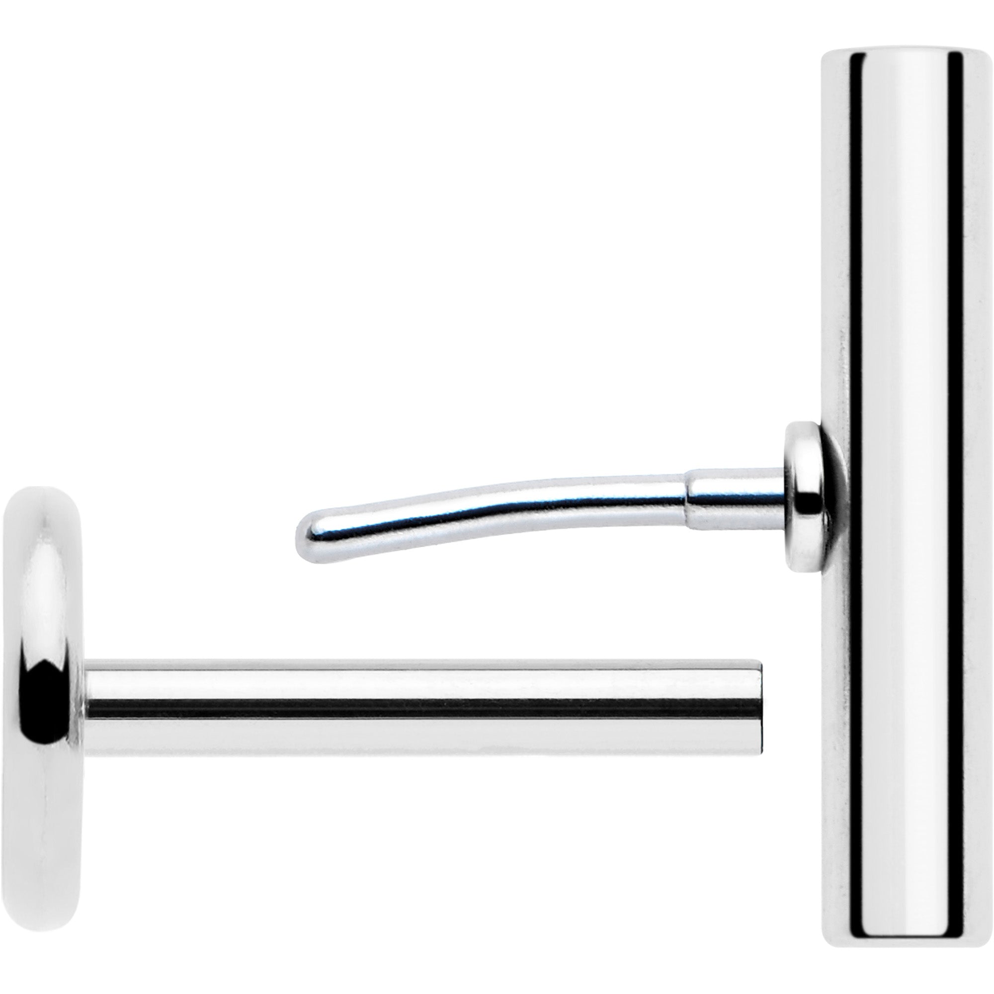 Pair of Surgical Steel Straight Barbell Studs