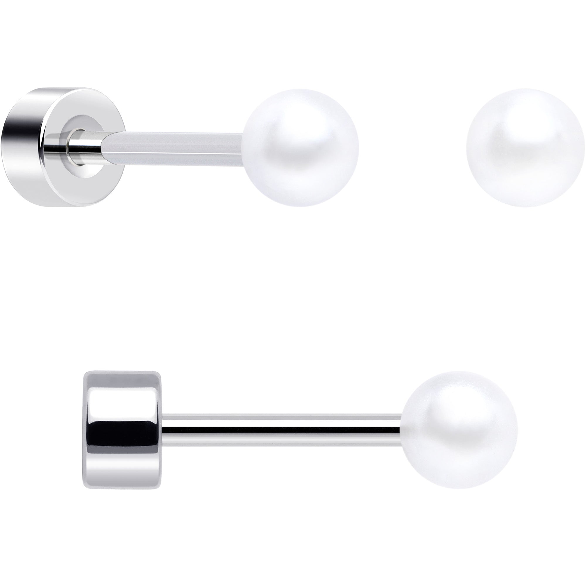 20 Gauge Butterfly Flatback Earring Set with Clear Gems