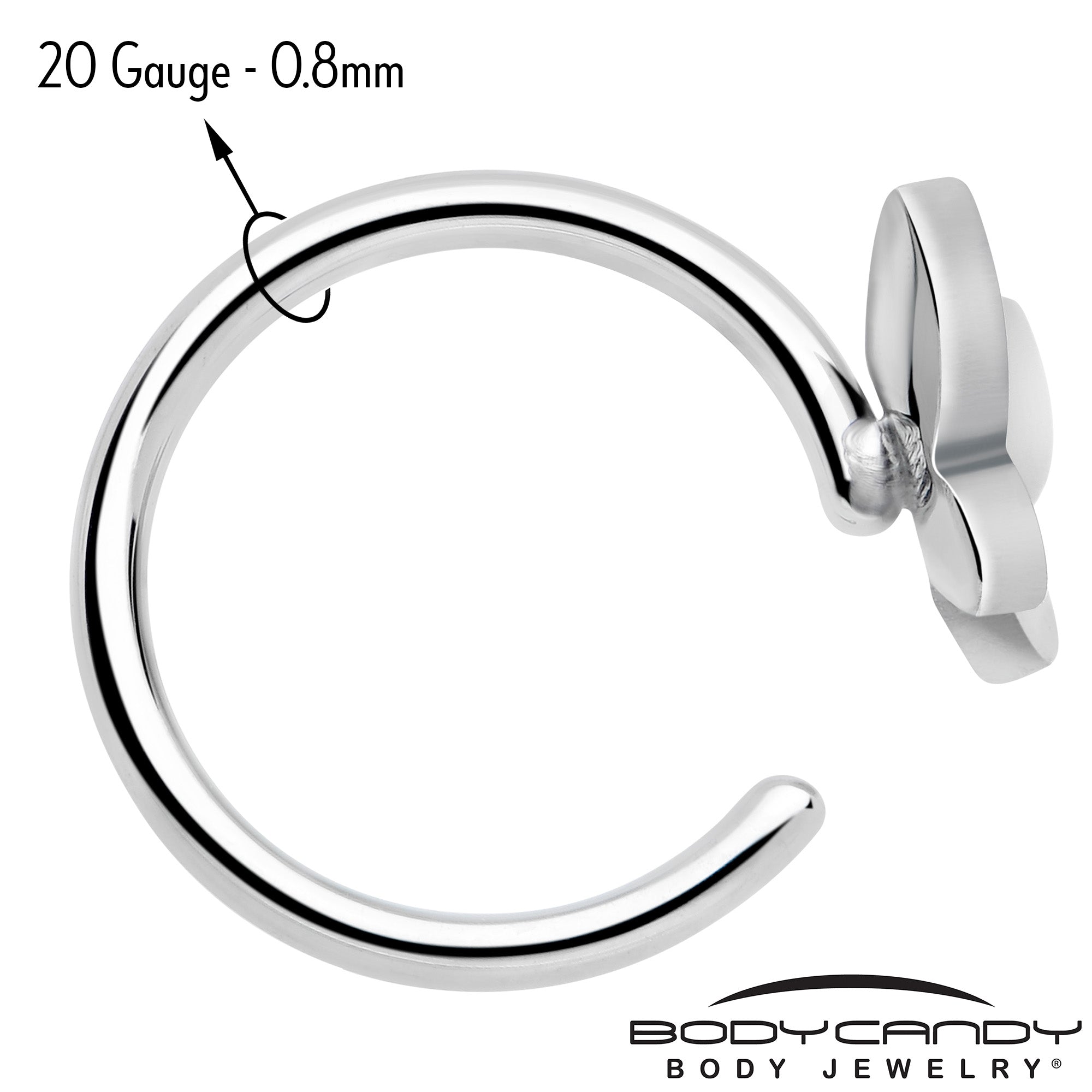 hypoallergenic titanium open hoop earrings