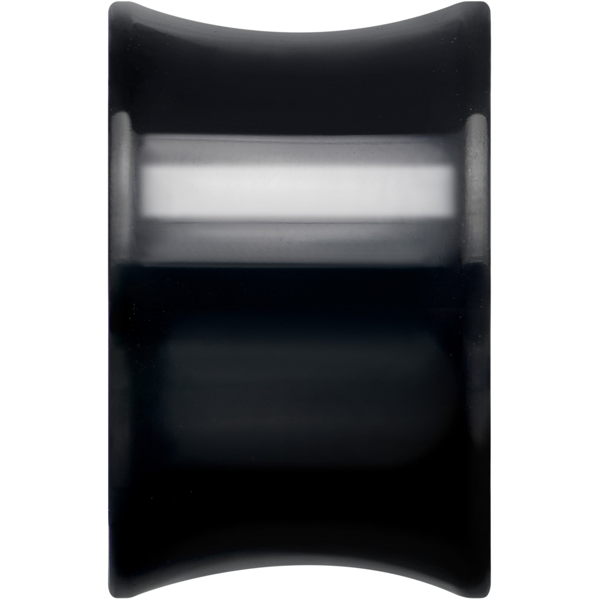 1/2 Black Hand Polished Tunnel Plugs