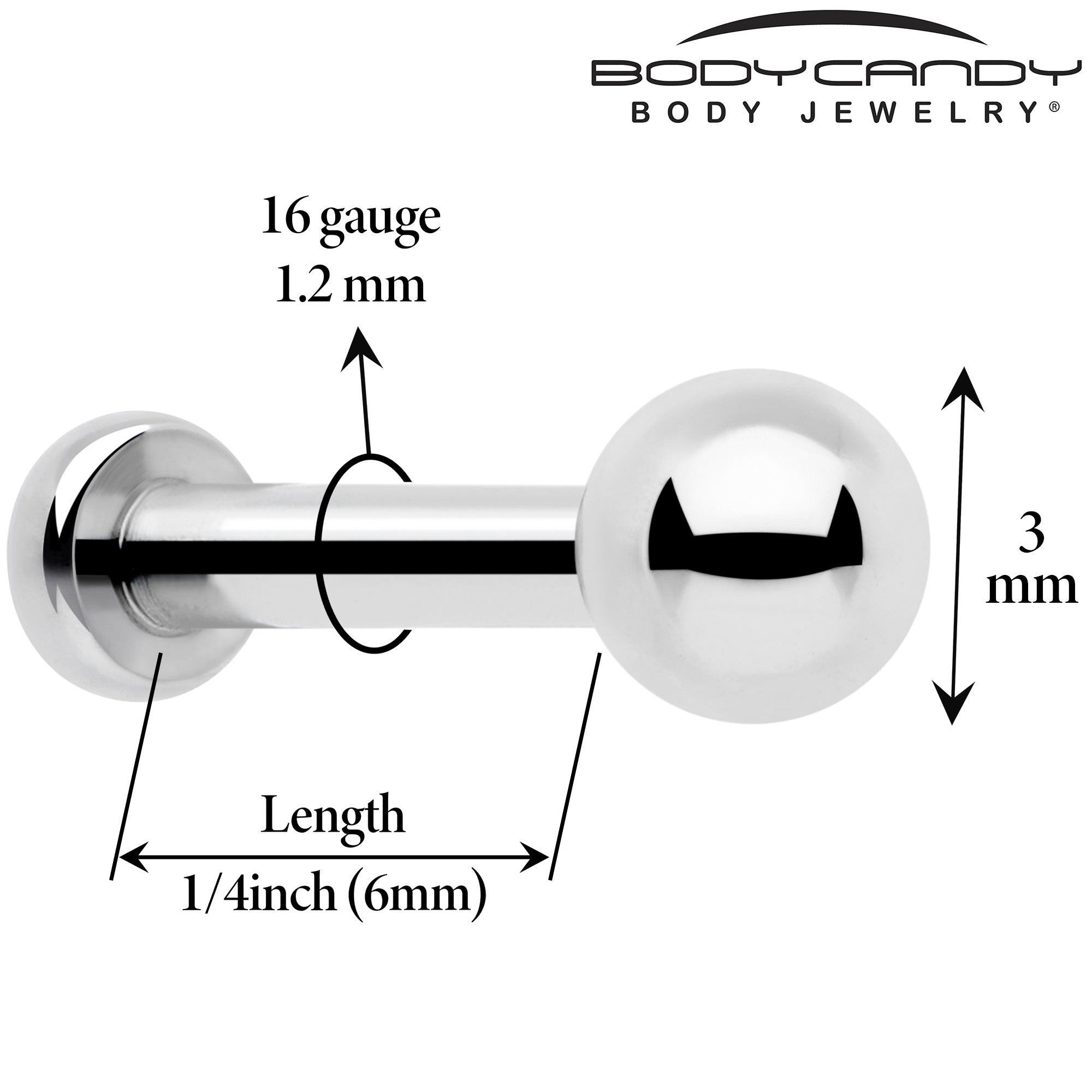 implant grade titanium 16g labret piercing jewelry