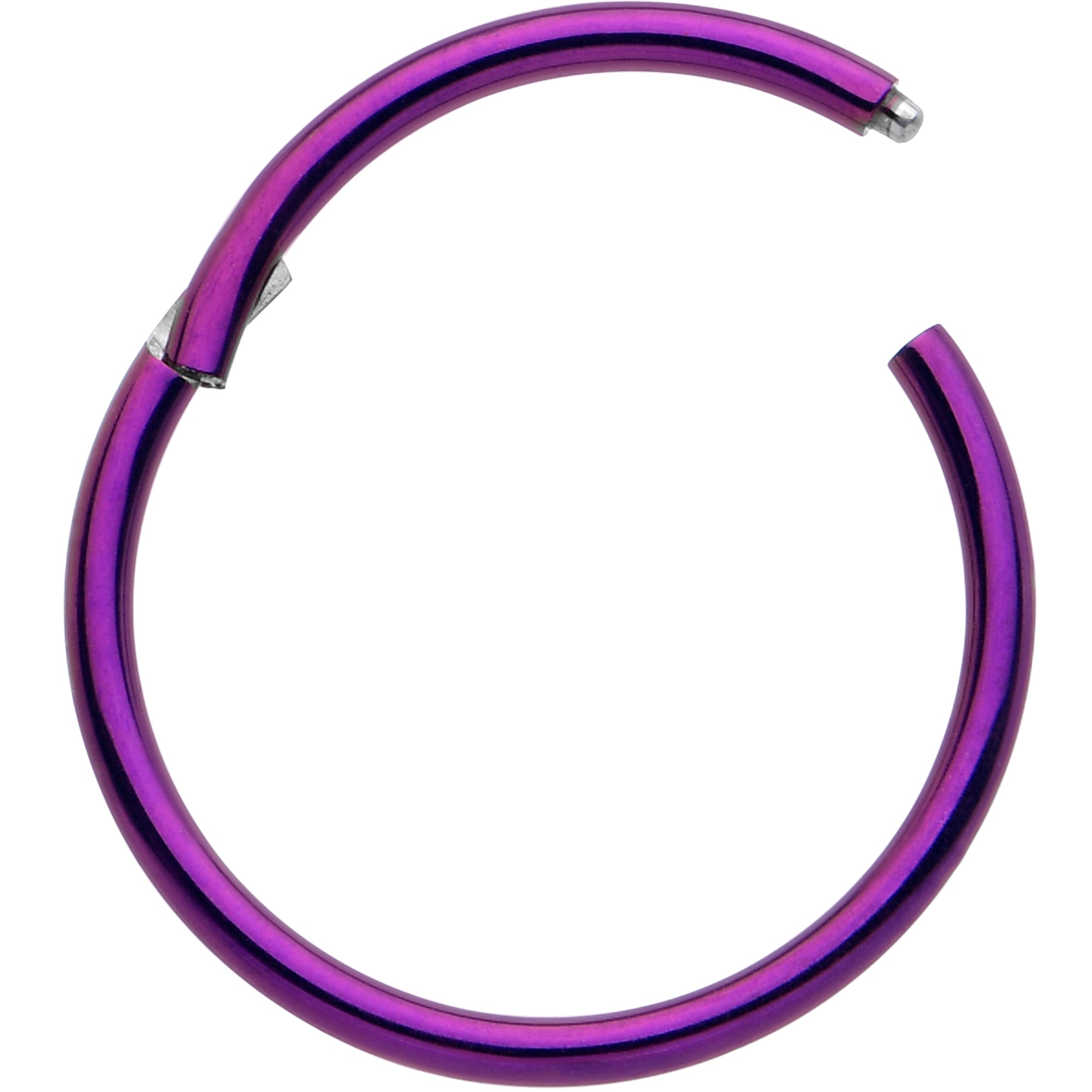 implant grade titanium purple nose ring