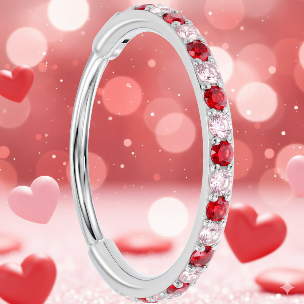 hypoallergenic nose hoop titanium