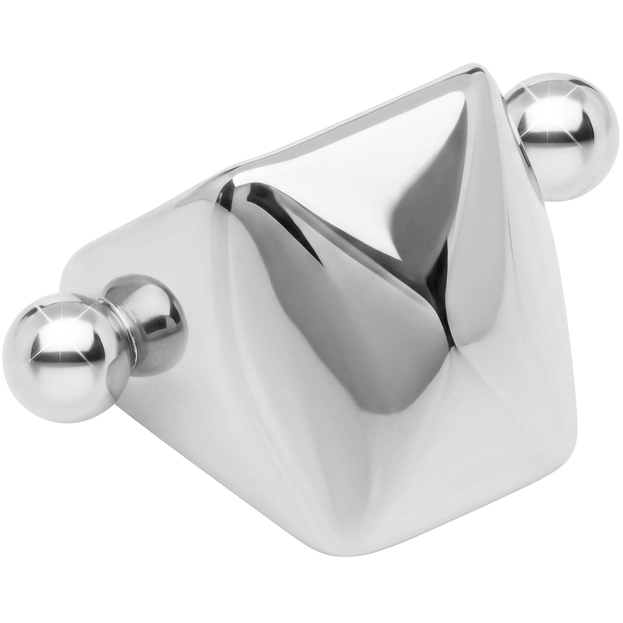 Minimalist 16G Surgical Steel Pyramid Helix Cartilage Earring
