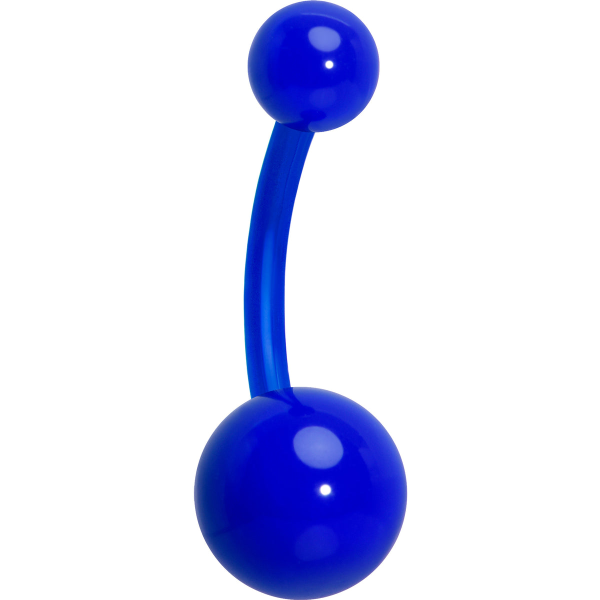 14G Acrylic Ball  BioFlex Flexible Belly Ring