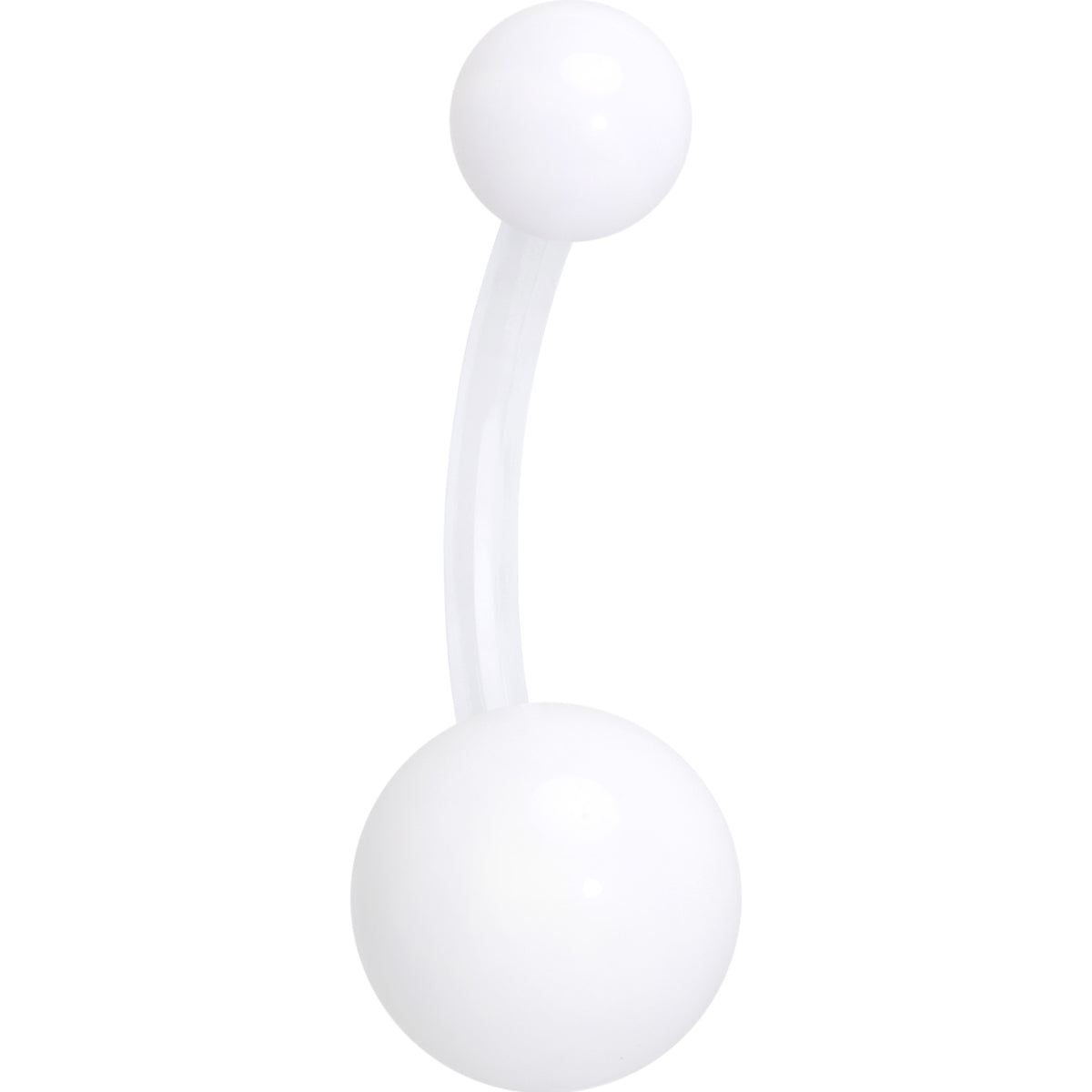 14G Acrylic Ball  BioFlex Flexible Belly Ring