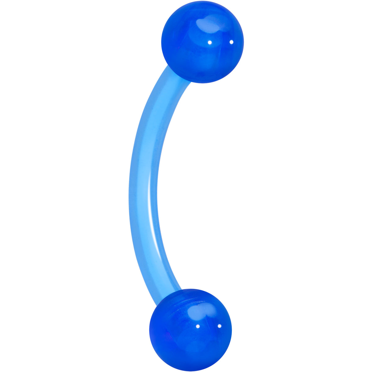 16G Acrylic Ball Bioflex Flexible Eyebrow Ring