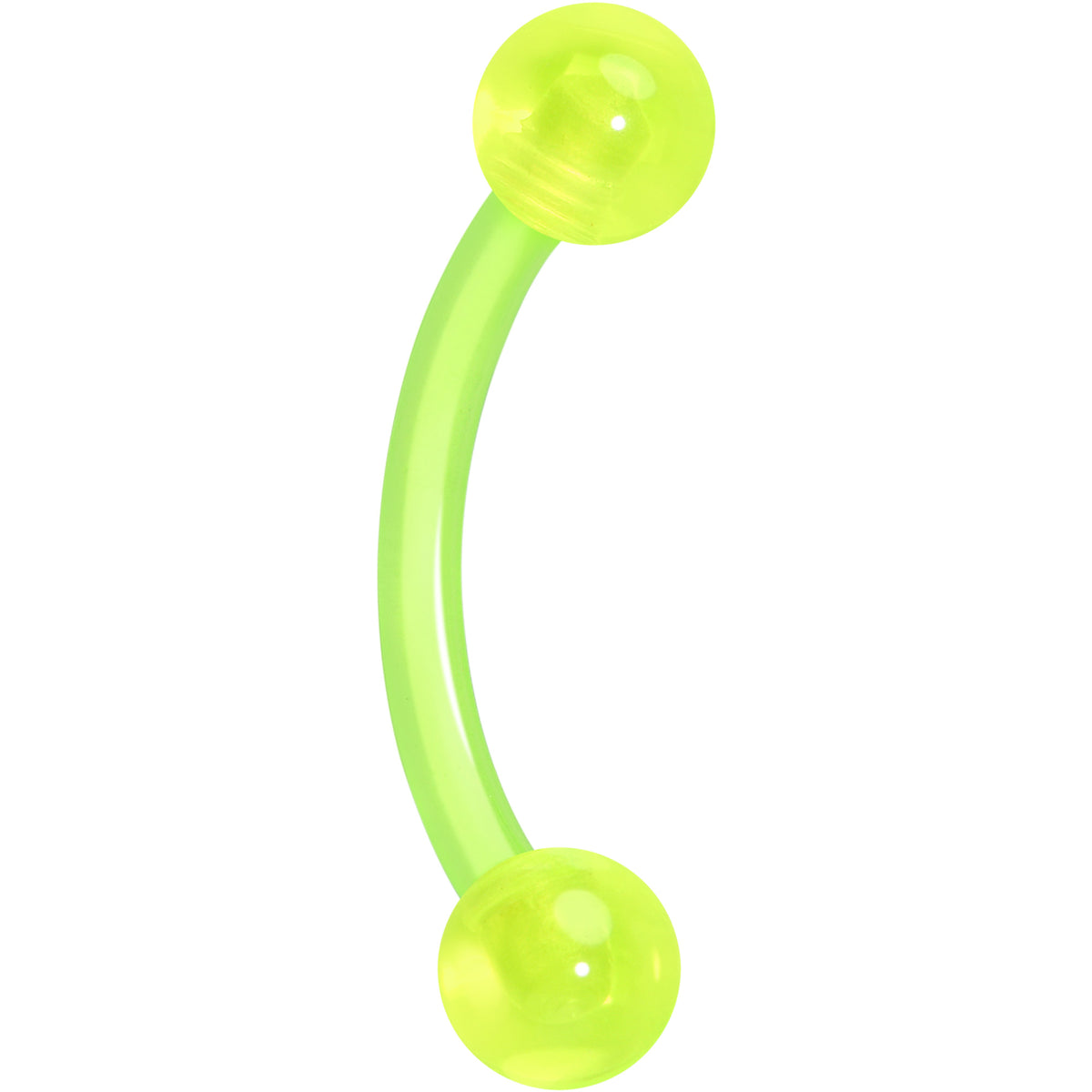 16G Acrylic Ball Bioflex Flexible Eyebrow Ring