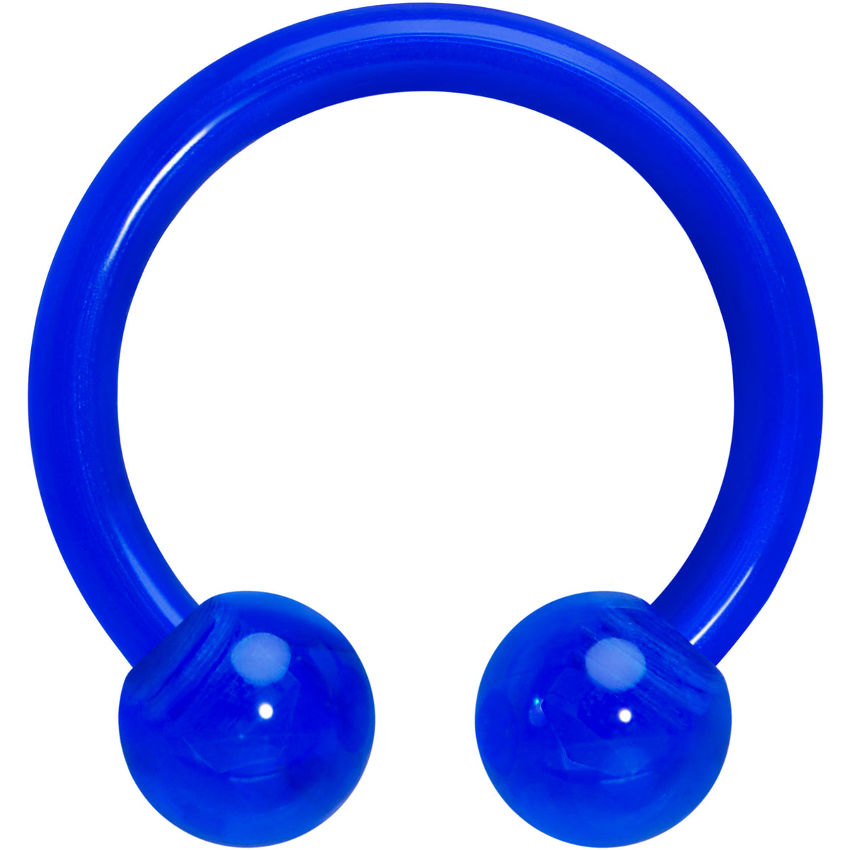 16G Acrylic Ball Bioflex Flexible Horseshoe Ring