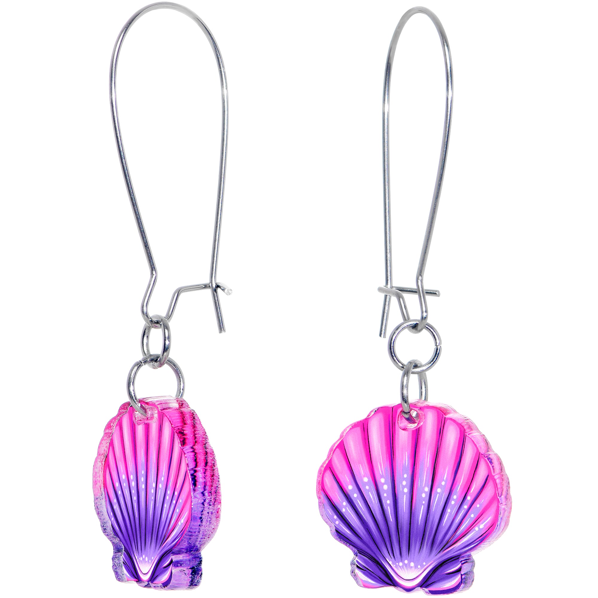 Seashell Dangle Earrings — Designed by Onyx O