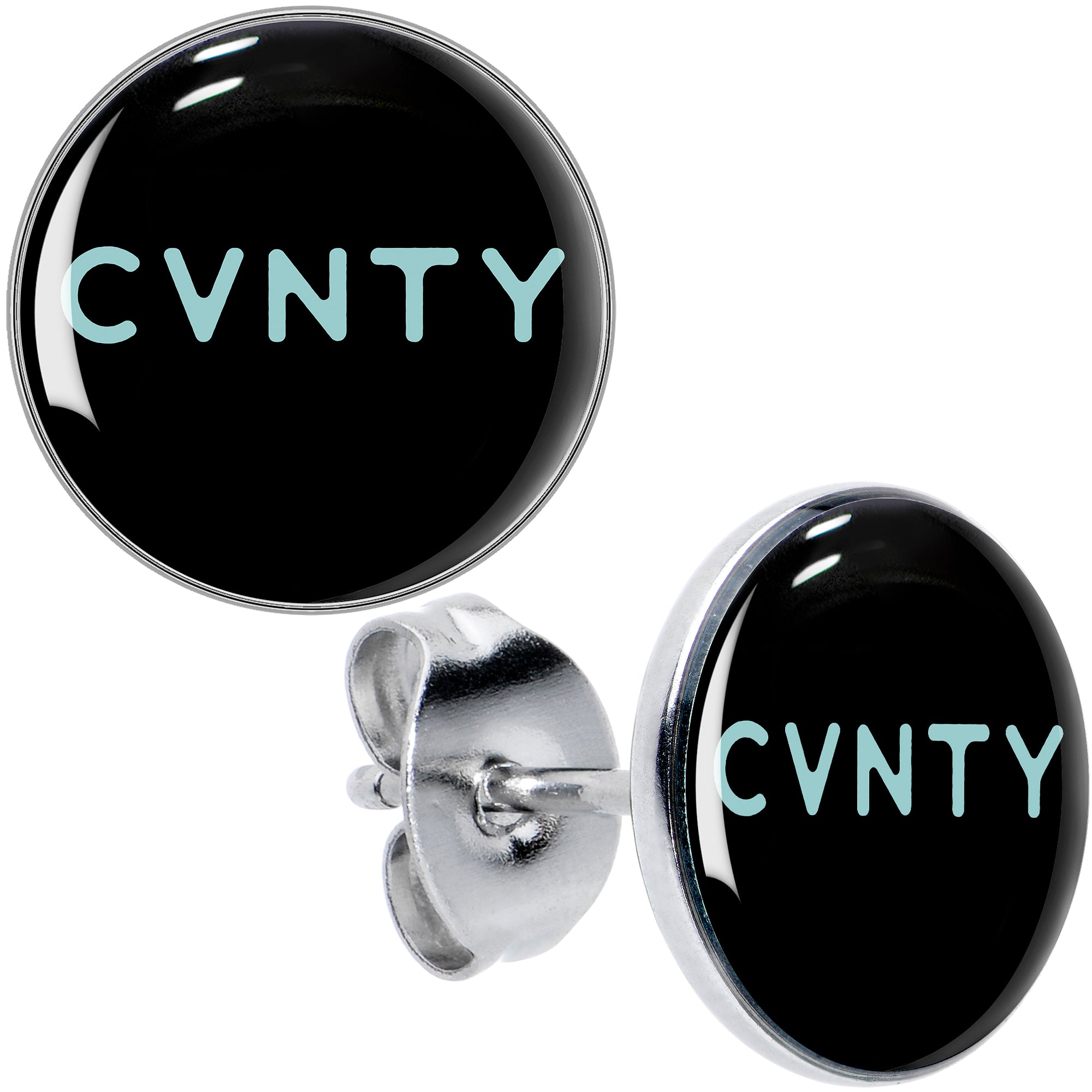 Phrase Logo CVNTY Stud Earrings