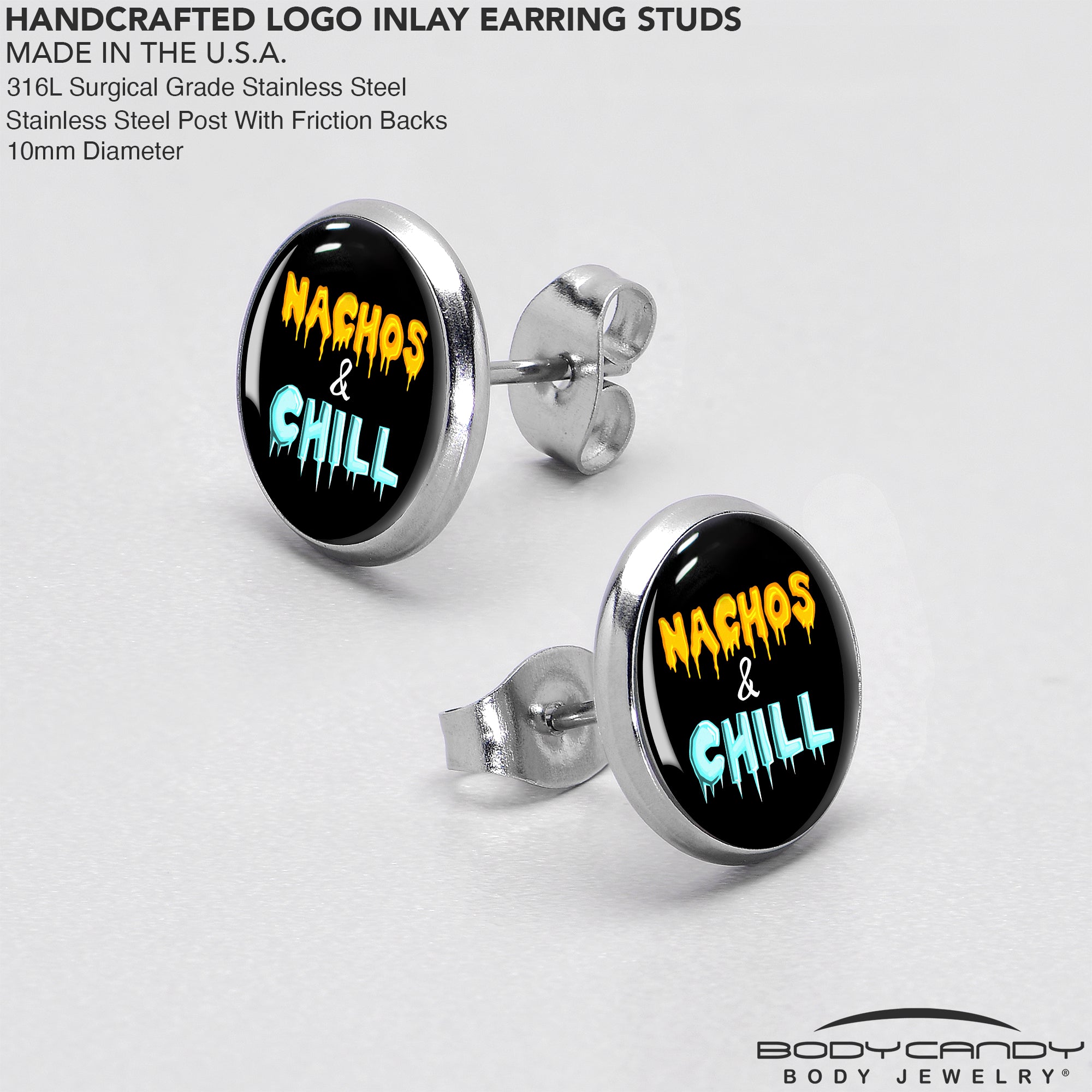 Trendy Nachos Stud Earrings