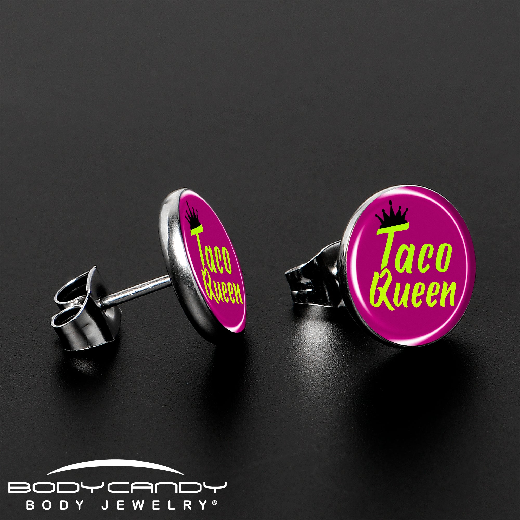 Fun Taco Queen Earrings