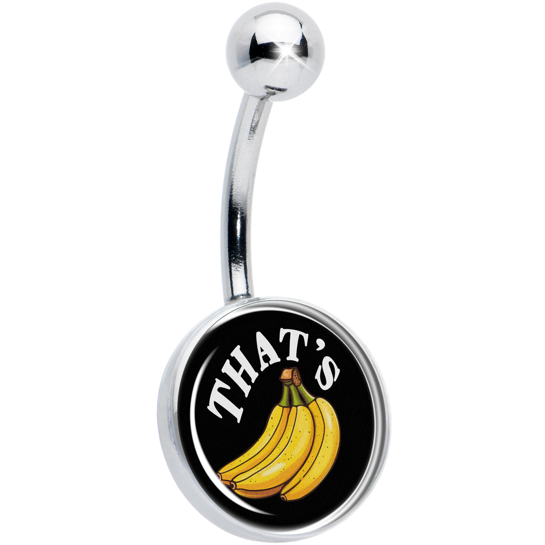 That is Bananas Belly Ring with Fruit Design