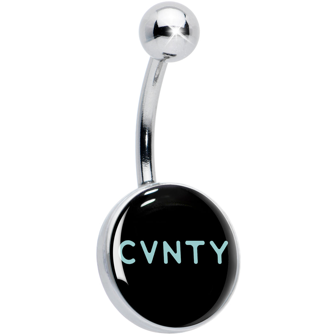 Phrase Logo CVNTY Hypoallergenic Stainless Steel Belly Ring