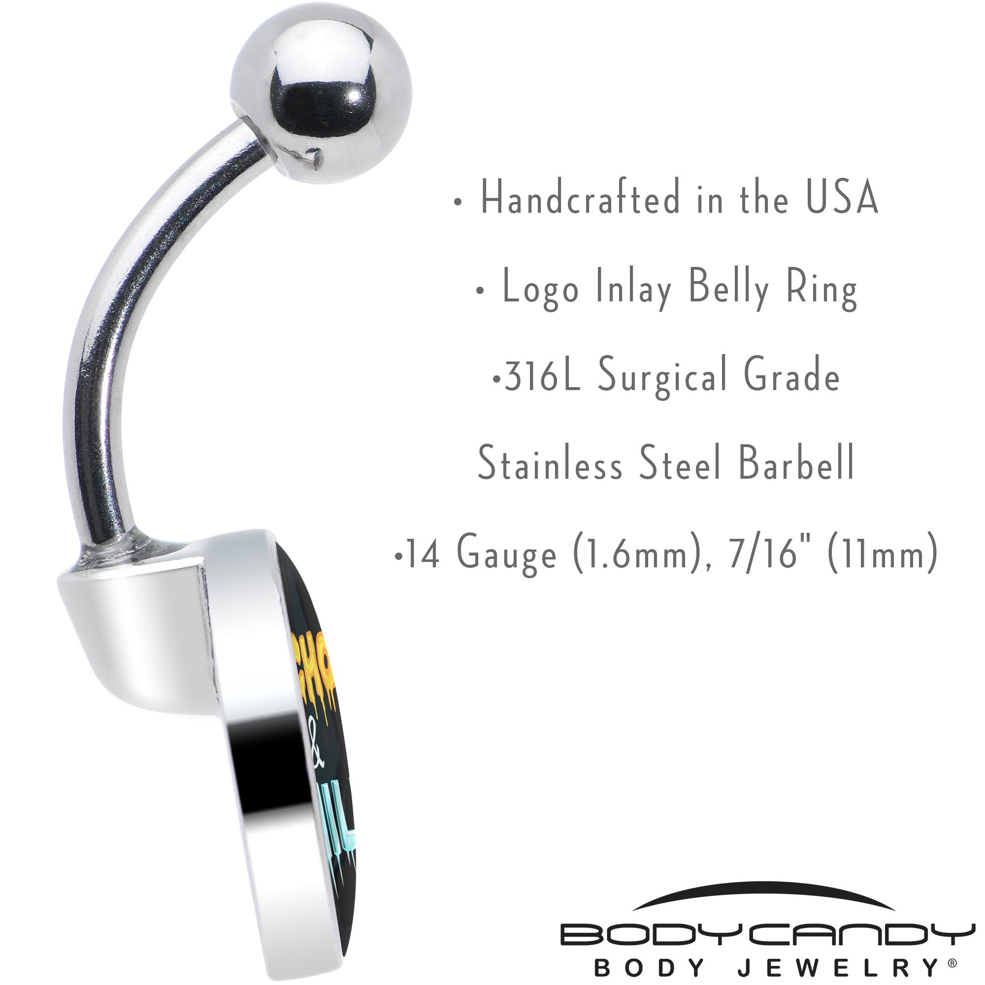 Casual Nachos and Chill Belly Ring