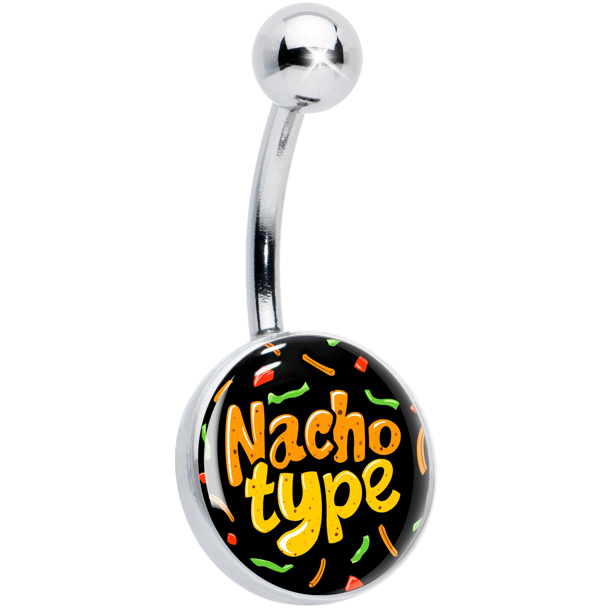 Nacho Type Belly Ring with Unique Design