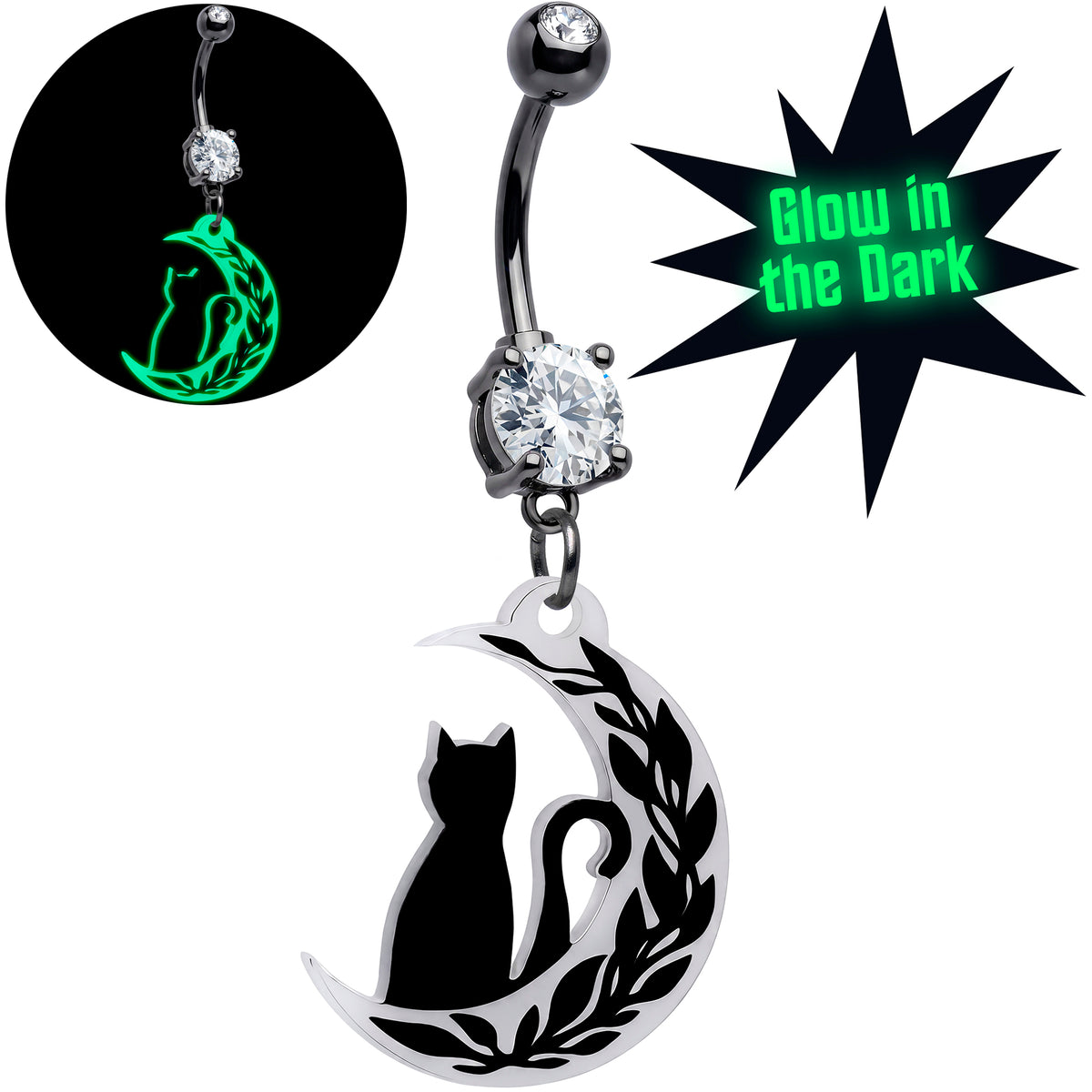 Onyx O Wickedly Cute Halloween Navel Ring 5 Pack
