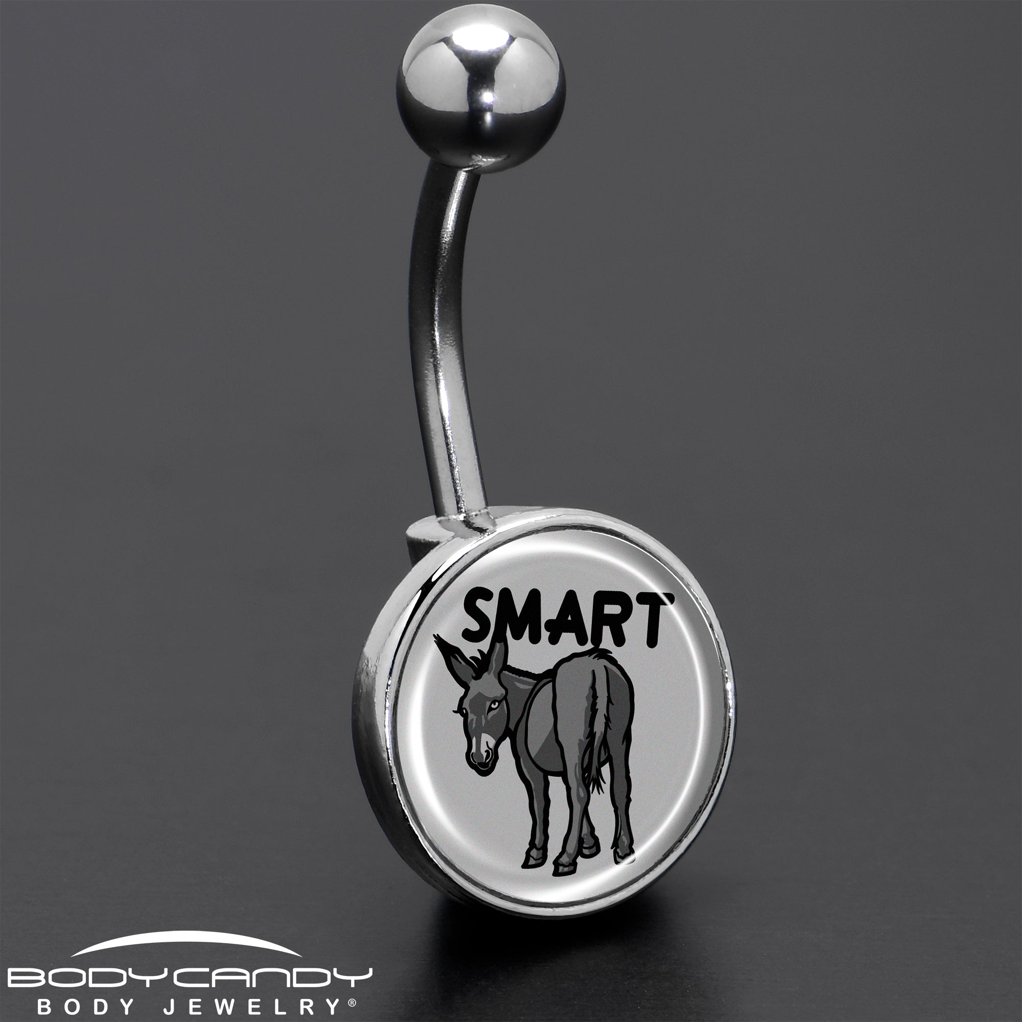 Donkey Smart Ass Belly Ring by Onyx O