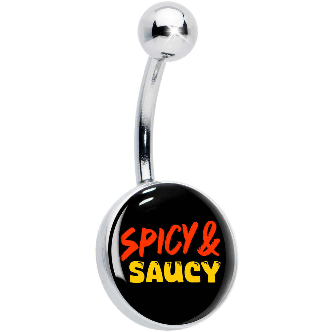 spicy and saucy belly ring