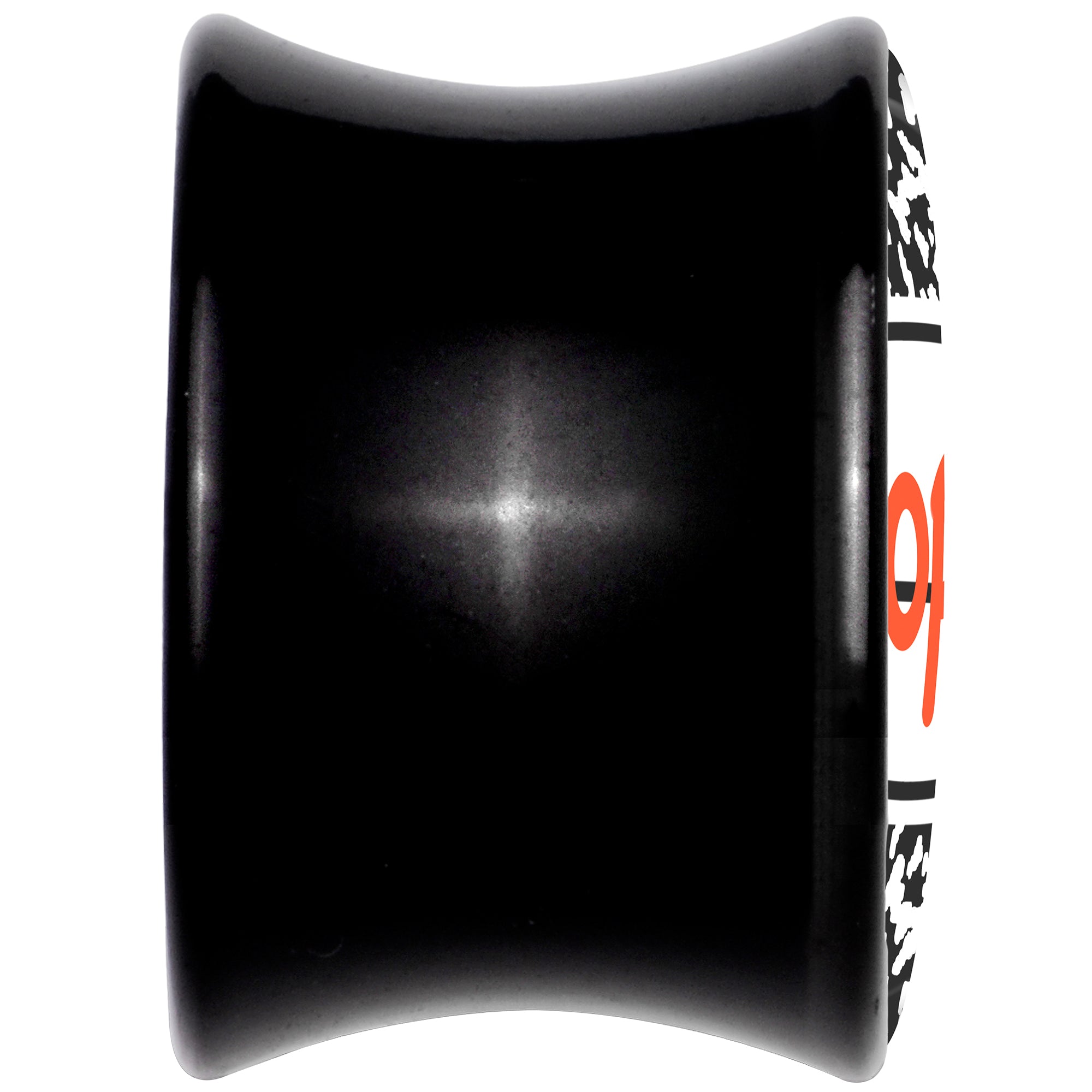 0 Gauge Dope Composition Notebook Black Acrylic Saddle Plug Set