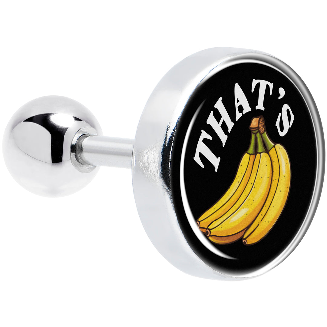 That is Bananas Tragus Cartilage Earring