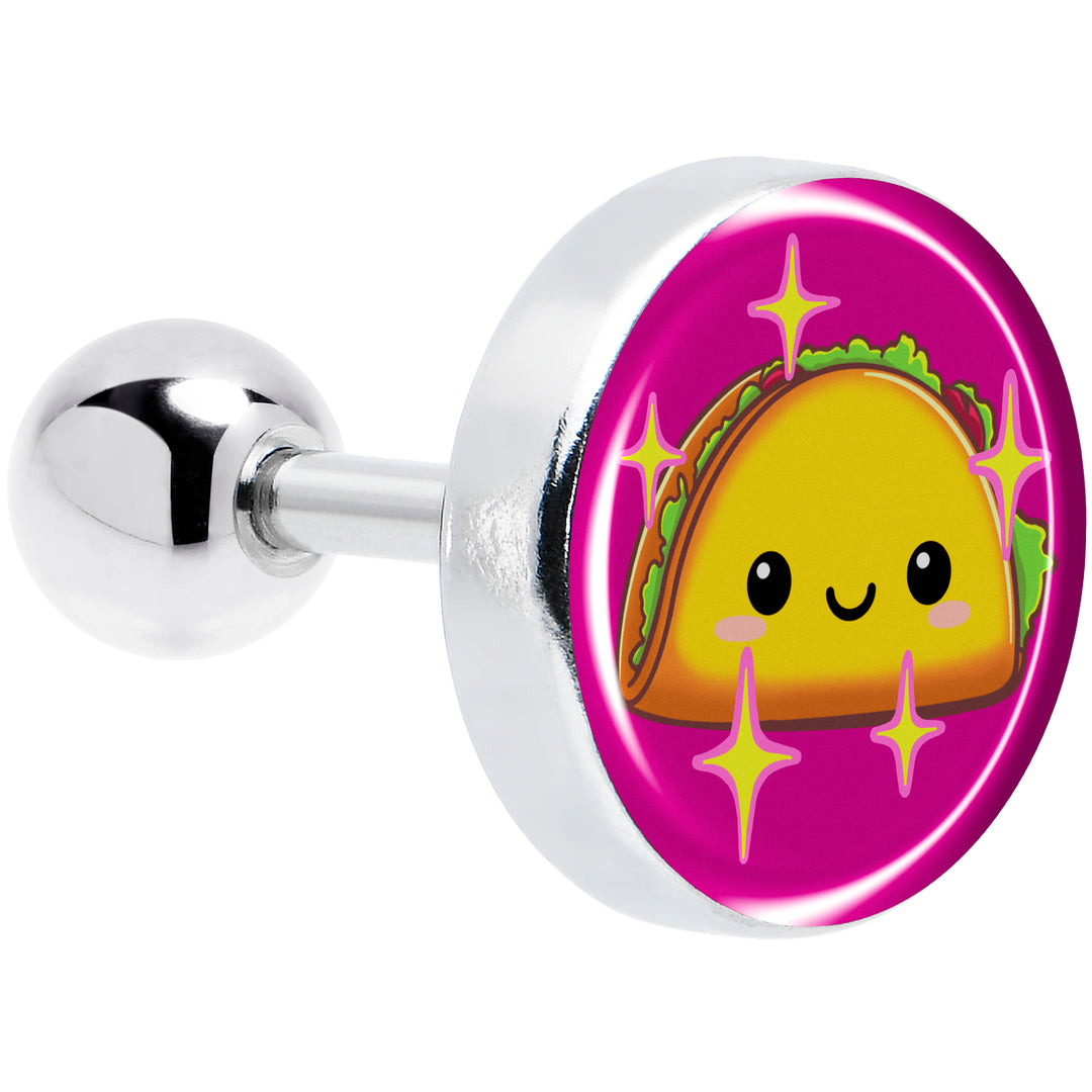 16 Gauge 1/4 Mexican Fiesta Taco Tragus Cartilage Earring