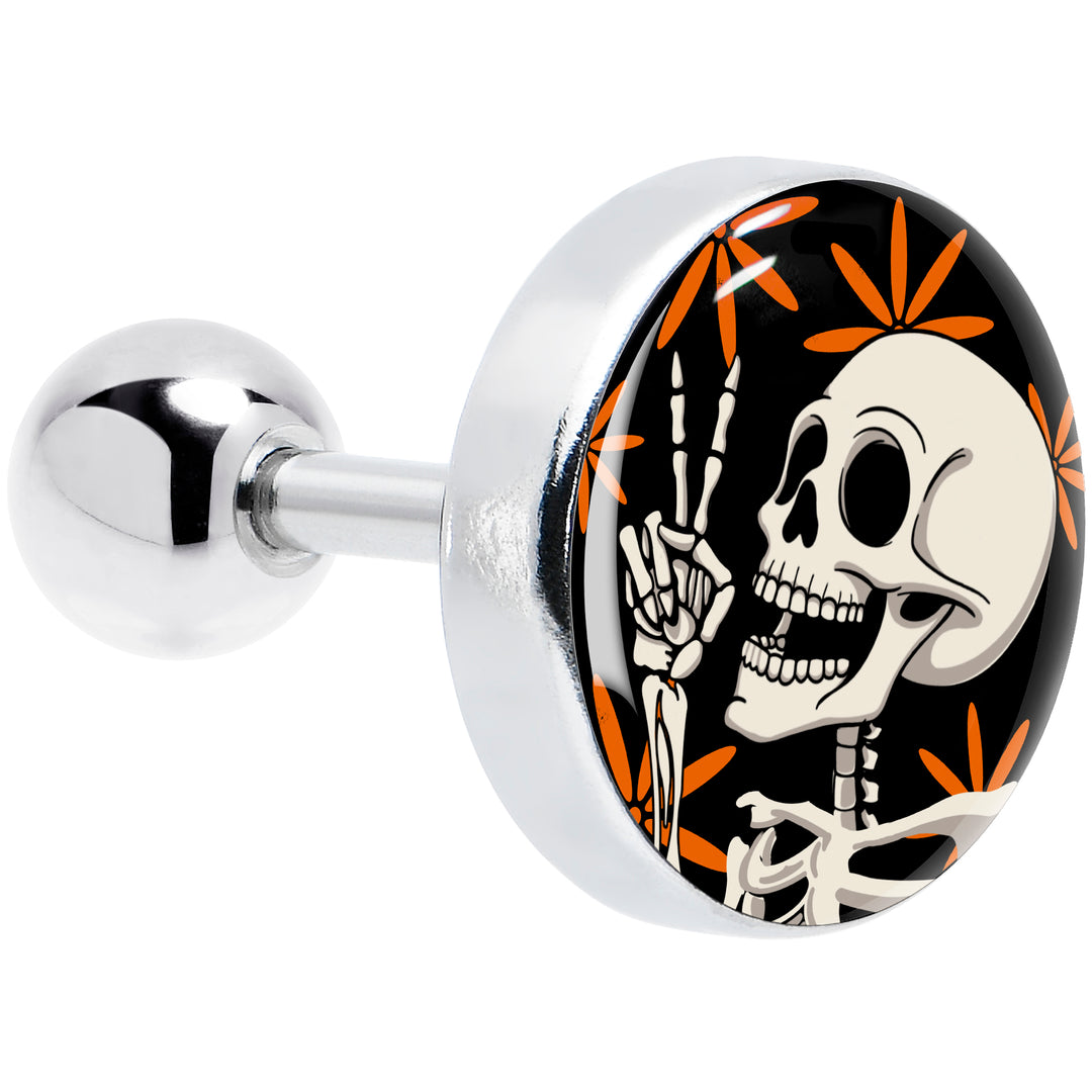 Colorful psychedelic spider stud earrings with intricate design