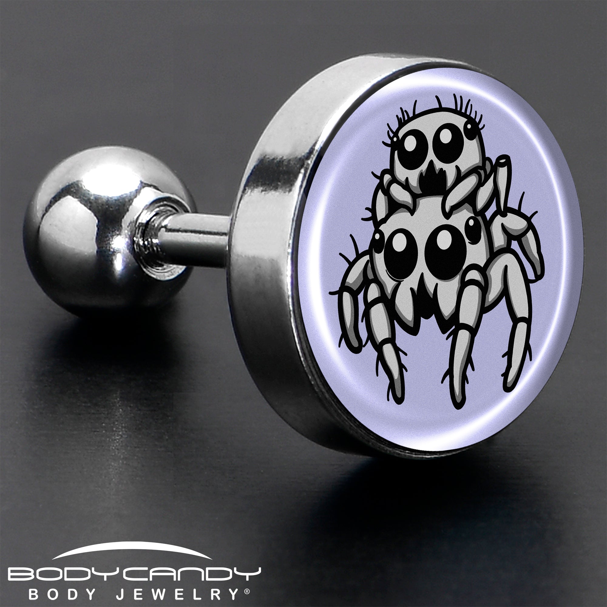 Leaping Spider Cartilage Earring