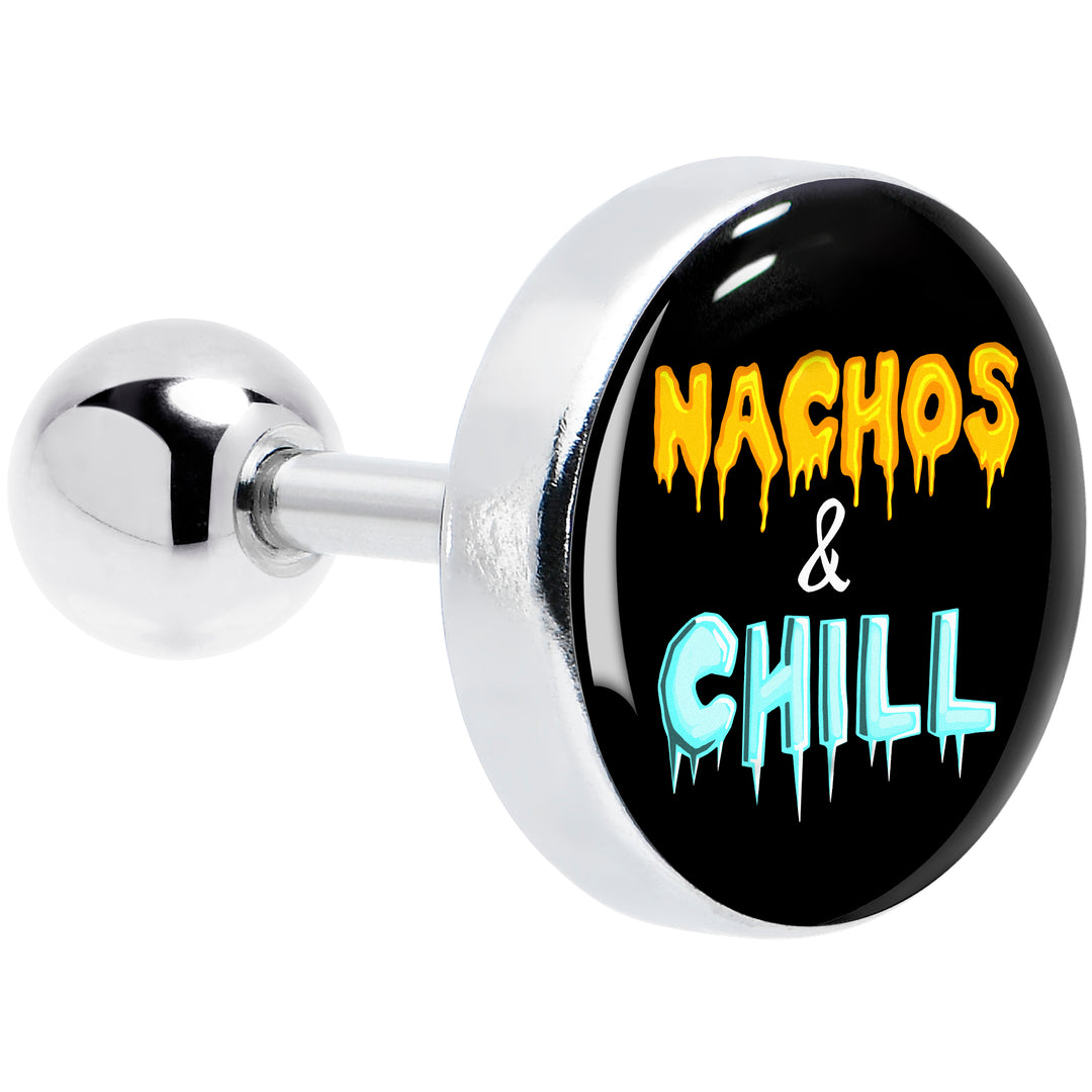 16 Gauge Nachos and Chill Tragus Earring