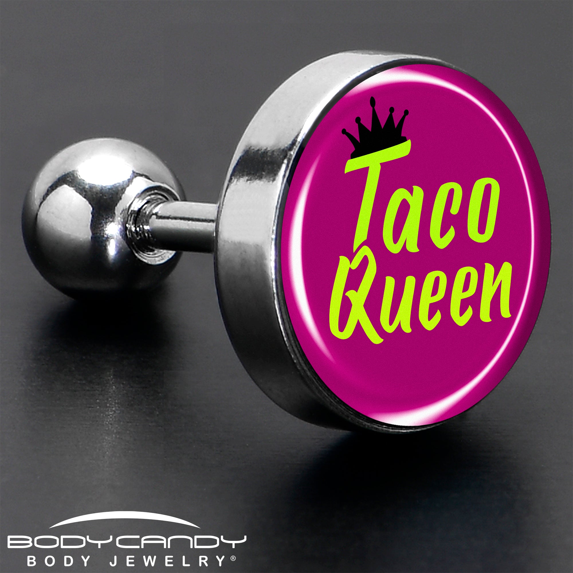 Taco Queen 16 Gauge 1/4 Tragus Cartilage Earring
