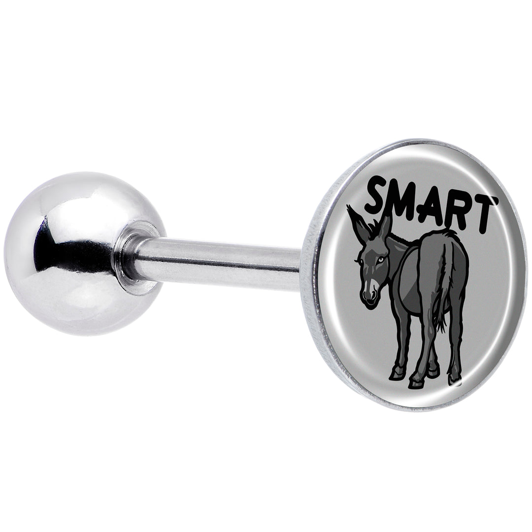 Donkey Smart Ass Barbell Tongue Ring by Onyx O