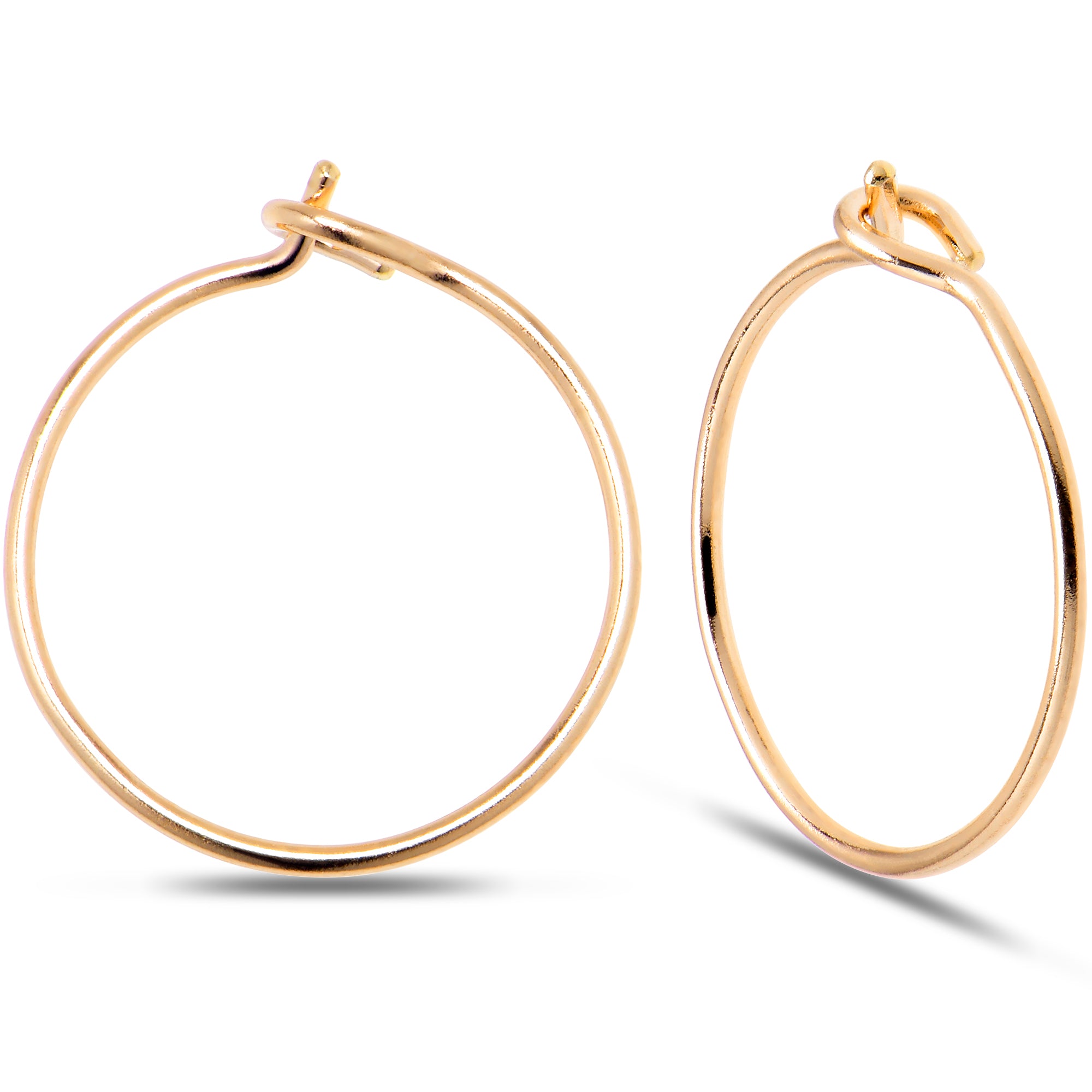 Tiny Hoop Earrings 14k Yellow Gold Filled Handmade Huggie Hoop Earrings
