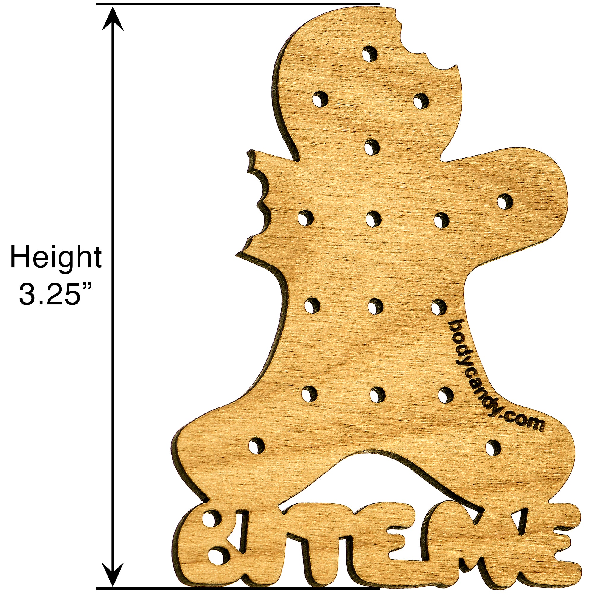 Christmas-themed Gingerbread Man earring palette